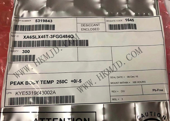 FBGA484 অটোমোটিভ চিপ XA6SLX45T-3FGG484Q XA6SLX45T FPGA IC উচ্চ কর্মক্ষমতা