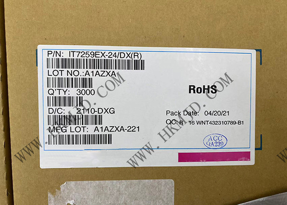 IT7259EX-24/DX 24 চ্যানেল ক্যাপাসিটিভ সেন্সর সনাক্তকরণ কন্ট্রোলার IT7259EX-24 QFN