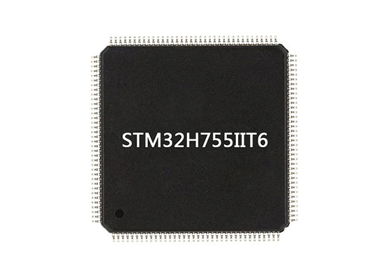 STM32H755IIT6 ডুয়াল 32 বিট 480MHz আর্ম কর্টেক্স মাইক্রোকন্ট্রোলার IC 176-LQFP প্যাকেজ
