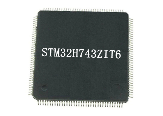 ইন্টিগ্রেটেড সার্কিট চিপ STM32H743ZIT6 2-বিট একক-কোর 480MHz 2MB মাইক্রোকন্ট্রোলার IC 144-LQFP