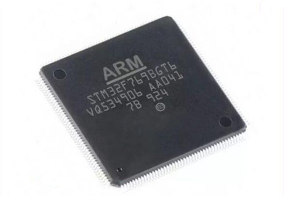 216MHz ইন্টিগ্রেটেড সার্কিট চিপ STM32F769BGT6 ARM Cortex M7 MCU LQFP208 একক কোর