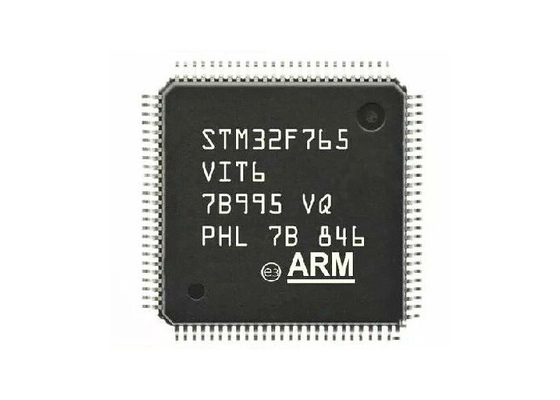 STM32F765VIT6 MCU 2 Mb ফ্ল্যাশ মাইক্রোকন্ট্রোলার IC 100-LQFP প্যাকেজ সহ