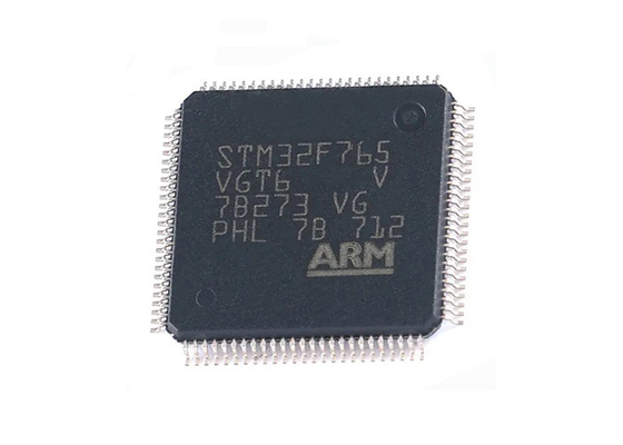 ইন্টিগ্রেটেড সার্কিট চিপ STM32F765VGT6 1MB একক কোর মাইক্রোকন্ট্রোলার IC 100-LQFP