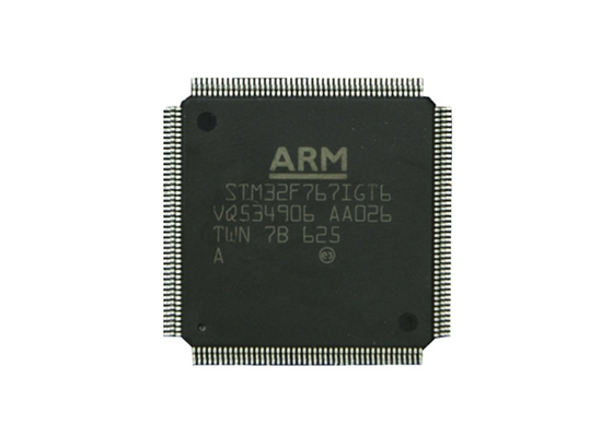 216MHz ইন্টিগ্রেটেড সার্কিট চিপ STM32F767IGT6 32-বিট মাইক্রোকন্ট্রোলার IC 176-LQFP