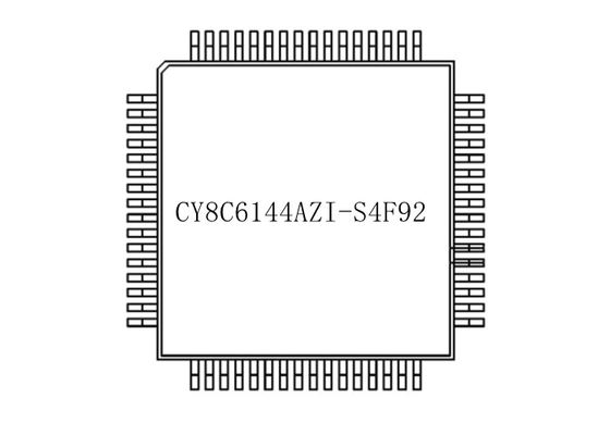 64-TQFP ইন্টিগ্রেটেড সার্কিট চিপ CY8C6144AZI-S4F92 256KB ARM কর্টেক্স -M4F মাইক্রোকন্ট্রোলার