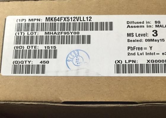 32BIT ইন্টিগ্রেটেড সার্কিট চিপ MK64FX512VLL12 120MHz ARM Cortex-M4 মাইক্রোকন্ট্রোলার