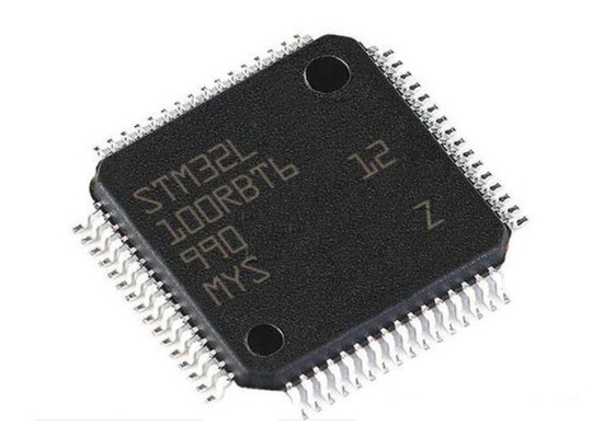 32MHz ইন্টিগ্রেটেড সার্কিট চিপ STM32L100RBT6 একক কোর মাইক্রোকন্ট্রোলার IC 64LQFP
