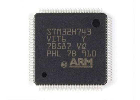 STM32H743VIT6 মাইক্রোকন্ট্রোলার এমসিইউ 480MHz ARM Cortex M7, 1M x 8 RAM, এবং 168 I/O পোর্ট সহ