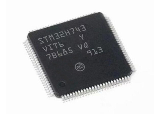 480MHz ARM Cortex M7 STM32H743VIT6 একক কোর মাইক্রোকন্ট্রোলার চিপ LQFP100