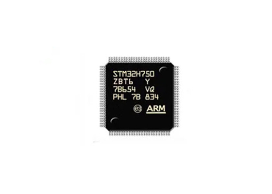 ইন্টিগ্রেটেড সার্কিট চিপ STM32H750ZBT6 ফ্ল্যাশ 1 MB RAM মাইক্রোকন্ট্রোলার IC 144-LQFP