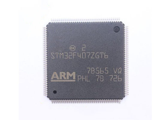1MB ফ্ল্যাশ ইন্টিগ্রেটেড সার্কিট চিপ STM32F407ZGT6 32-বিট একক-কোর মাইক্রোকন্ট্রোলার