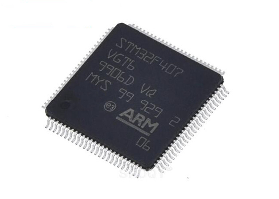 মাইক্রোকন্ট্রোলার IC STM32F407VGT6 1 Mbyte অফ ফ্ল্যাশ মেমরি LQFP100 একক কোর