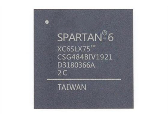IC চিপ XC6SLX75-2CSG484I ফিল্ড প্রোগ্রামেবল গেট অ্যারে 484FBGA সারফেস মাউন্ট