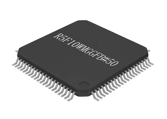 24MHz IC চিপ R5F10WMGGFB#50 16বিট মাইক্রোকন্ট্রোলার চিপ LQFP80 128KB ফ্ল্যাশ