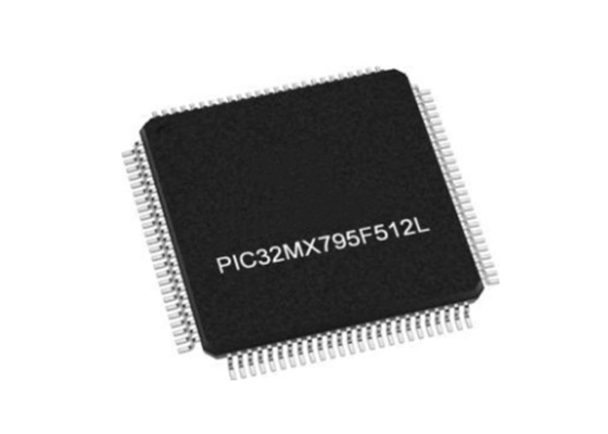 512KB ফ্ল্যাশ PIC32MX795F512L-80I/PT 32-বিট একক-কোর মাইক্রোকন্ট্রোলার - MCU 100-TQFP