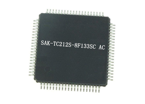 ইন্টিগ্রেটেড সার্কিট চিপ SAK-TC212S-8F133SC AC 133MHz 3.3V মাইক্রোকন্ট্রোলার IC TQFP-80