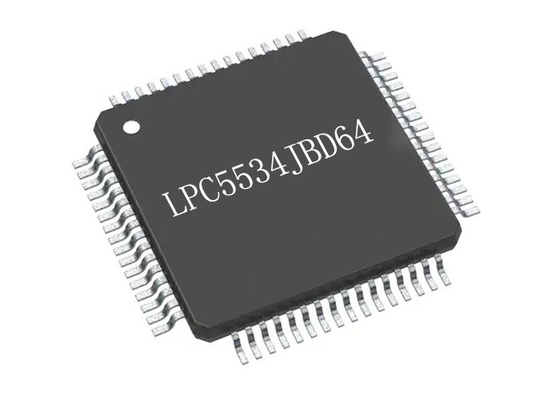 8KB সাধারণ উদ্দেশ্য MCU LPC5534JBD64 আর্ম কর্টেক্স M33 মাইক্রোকন্ট্রোলার IC 64HTQFP