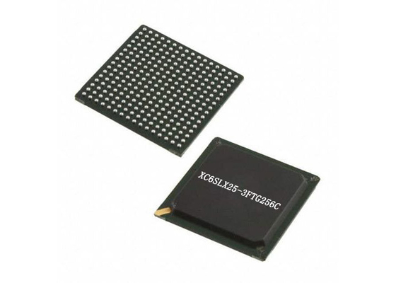 ইন্টিগ্রেটেড IC XC6SLX25-3FTG256C ওয়্যার-বন্ড FPGA IC সারফেস মাউন্ট 256-LBGA প্যাকেজ