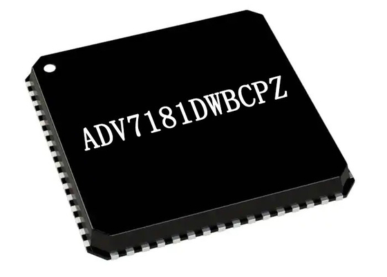 ADV7181DWBCPZ 10Bit 10-চ্যানেল মাল্টিফরম্যাট ভিডিও ডিকোডার এবং RGB গ্রাফিক্স ডিজিটাইজার