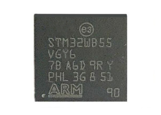 STM32WB55VGY6 মাইক্রোকন্ট্রোলার MCU RF ট্রান্সসিভার IC 100UFBGA ডুয়াল কোর 2Mbps