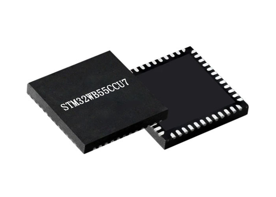 মাইক্রোকন্ট্রোলার MCU STM32WB55CCU7 32-বিট MCU আর্ম 2.48GHz RF ট্রান্সসিভার IC