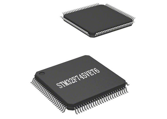 মাইক্রোকন্ট্রোলার MCU STM32F745VET6 512KB ফ্ল্যাশ এমবেডেড মাইক্রোকন্ট্রোলার