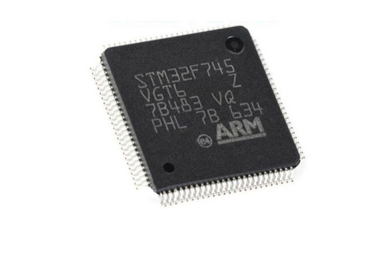 STM32F745VGT6 হাই-পারফরম্যান্স 216 MHz CPU এমবেডেড মাইক্রোকন্ট্রোলার আইসি