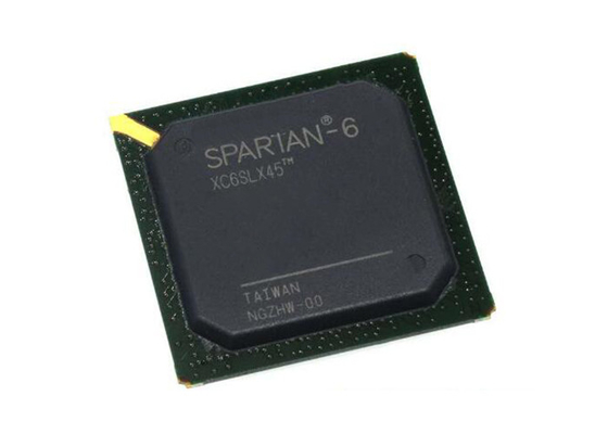ফিল্ড প্রোগ্রামযোগ্য গেট অ্যারে XC6SLX45T-2CSG484I 484CSPBGA স্পার্টান 6 LXT FPGA চিপ