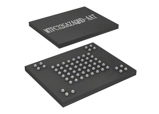 200MHz MTFC32GAZAQHD-AAT FLASH NAND মেমরি চিপ 153VFBGA ইন্টিগ্রেটেড সার্কিট চিপ