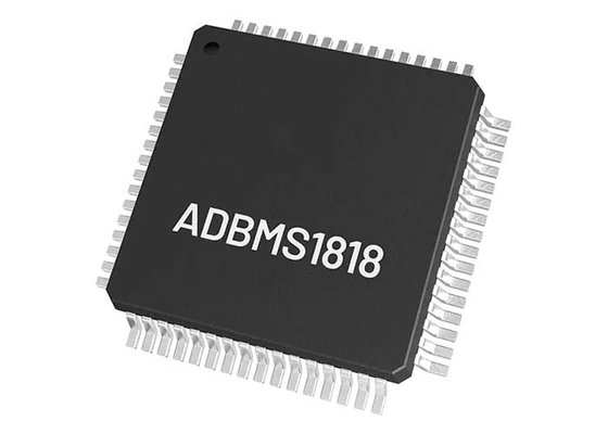 ইন্টিগ্রেটেড সার্কিট চিপ ADBMS1818ASWZ-RL ব্যাটারি মনিটর IC মাল্টি-কেমিস্ট্রি 64-LQFP