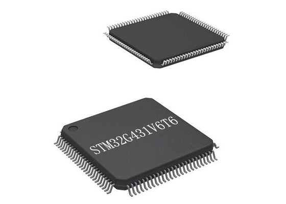 170MHz মাইক্রোকন্ট্রোলার MCU STM32G431V6T6 মাইক্রোকন্ট্রোলার IC 100LQFP একক কোর