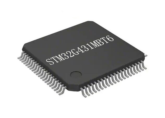 একক কোর STM32G431MBT6 মাইক্রোকন্ট্রোলার MCU 80LQFP উচ্চ কার্যক্ষমতা 170MHz