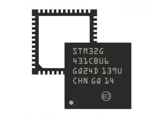 মাইক্রোকন্ট্রোলার চিপ STM32G431CBU6 128KB ফ্ল্যাশ মাইক্রোকন্ট্রোলার MCU 170MHz IC চিপ