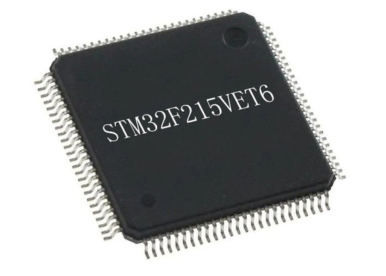 120MHz STM32F215VET6 একক-কোর মাইক্রোকন্ট্রোলার IC 100-LQFP সারফেস মাউন্ট