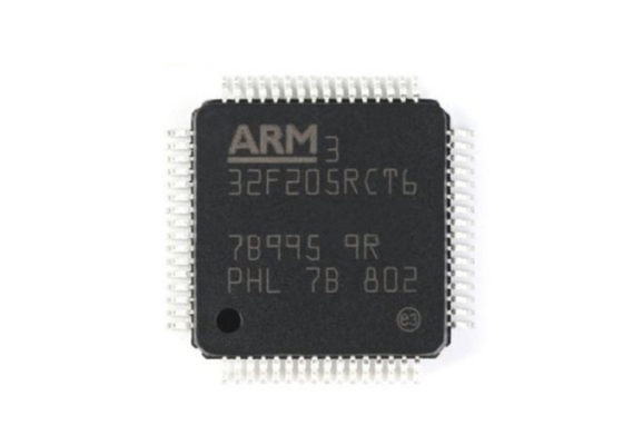 ICs চিপ STM32F205RCT6 ARM মাইক্রোকন্ট্রোলার - MCU 32BIT ARM Cortex M3 কানেক্টিভিটি 256kB