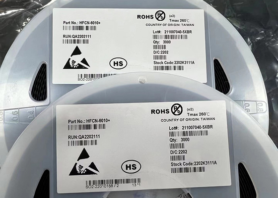 ইন্টিগ্রেটেড সার্কিট চিপ HFCN-6010+ সেন্টার হাই পাস সিরামিক ফিল্টার 6SMD 50Ohm