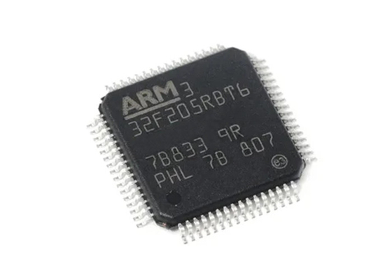 মাইক্রোকন্ট্রোলার MCU STM32F205RBT6 64-LQFP মাইক্রোকন্ট্রোলার আইসি সারফেস মাউন্ট
