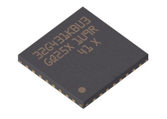 170MHz মাইক্রোকন্ট্রোলার MCU STM32G431KBU3 ARM কর্টেক্স-M4F 32UFQFN একক কোর