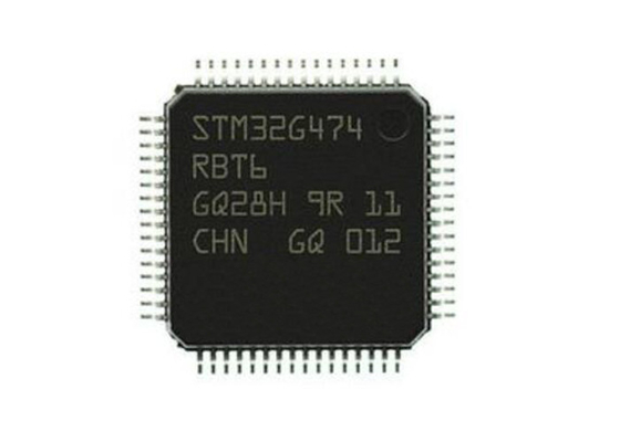 মাইক্রোকন্ট্রোলার MCU STM32G474RBT6 মাইক্রোকন্ট্রোলার চিপ LQFP64 170MHz একক কোর