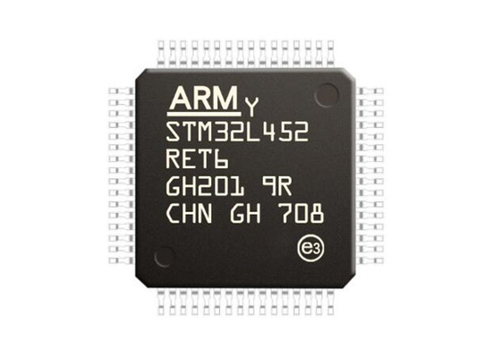 মাইক্রোকন্ট্রোলার MCU STM32L452RET6 32Bit মাইক্রোকন্ট্রোলার চিপ LQFP64 একক কোর
