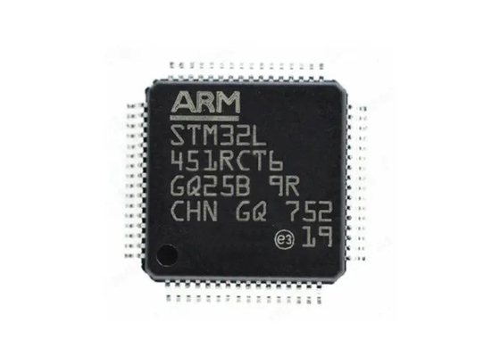 STM32L451RCT6 মাইক্রোকন্ট্রোলার এমসিইউ 32 বিট একক কোর মাইক্রোকন্ট্রোলার 80MHz এমসিইউ এমবেডেড