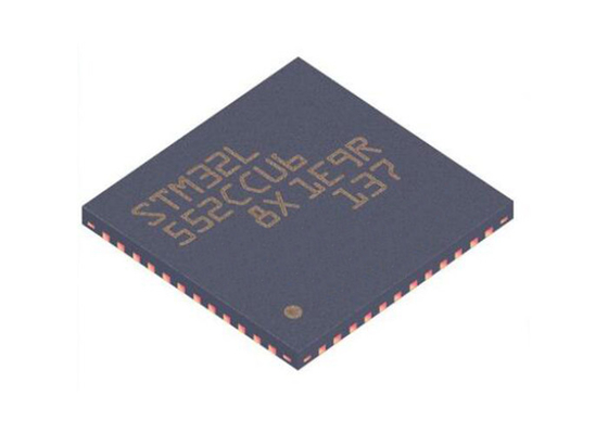 মাইক্রোকন্ট্রোলার MCU STM32L552CCU6 উচ্চ কার্যক্ষমতা 48UFQFPN 32Bit একক কোর