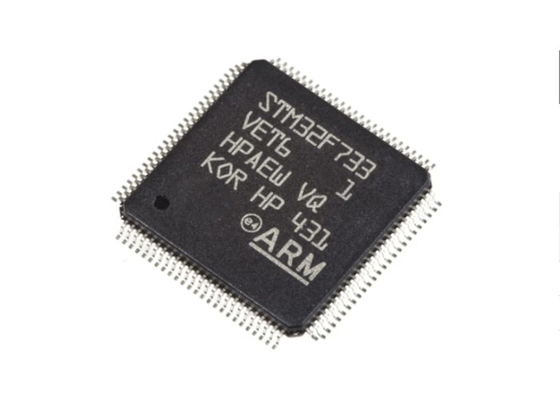 STM32F733VET6 মাইক্রোকন্ট্রোলার চিপ 512KB ফ্ল্যাশ মাইক্রোকন্ট্রোলার MCU LQFP100