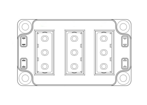 স্বয়ংচালিত IGBT মডিউল MSCSM170DUM039AG 2N-চ্যানেল কমন সোর্স MOSFET অ্যারে