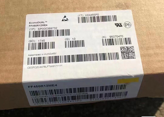ট্রানজিস্টর FF450R12ME4 IGBT মডিউল ট্রেঞ্চ ফিল্ড স্টপ হাফ ব্রিজ ইনভার্টার