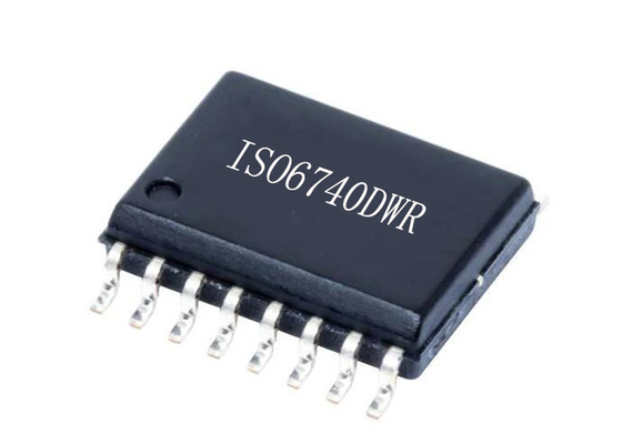 4 চ্যানেল ডিজিটাল আইসোলেটর ISO6740DWR 50Mbps ইন্টিগ্রেটেড সার্কিট চিপ 16-SOIC