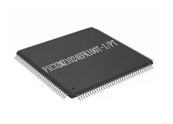 1MB ফ্ল্যাশ মাইক্রোকন্ট্রোলার চিপ PIC32MZ1024EFK100T-I/PT TQFP100 একক কোর 200MHz