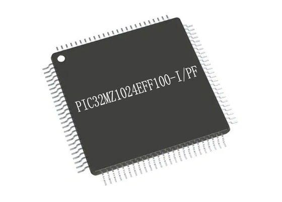 একক কোর PIC32MZ1024EFF100-I/PF 32Bit মাইক্রোকন্ট্রোলার চিপ TQFP100 IC চিপস