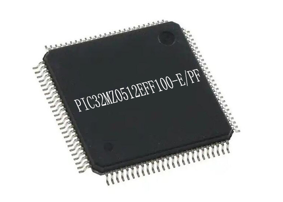 32বিট একক কোর মাইক্রোকন্ট্রোলার IC PIC32MZ0512EFF100-E/PF TQFP100 IC চিপস