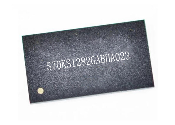 মেমরি আইসি চিপ S70KS1282GABHA023 200MHz ছদ্ম SRAM মেমরি আইসি 24-FBGA